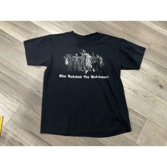 DC Comics Other - Who Watches‎ the Watchmen Graphic T-Shirt Black DC Comics Movie Men Large
